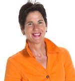 Cropped Orange suit standing