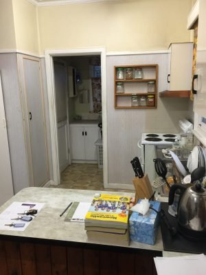 kitchen before